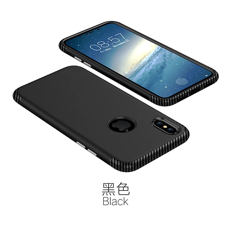 Волоконный чехол Чехол для iPhone 6 6s 7 s iphone 8 S Plus Мягкий силиконовый