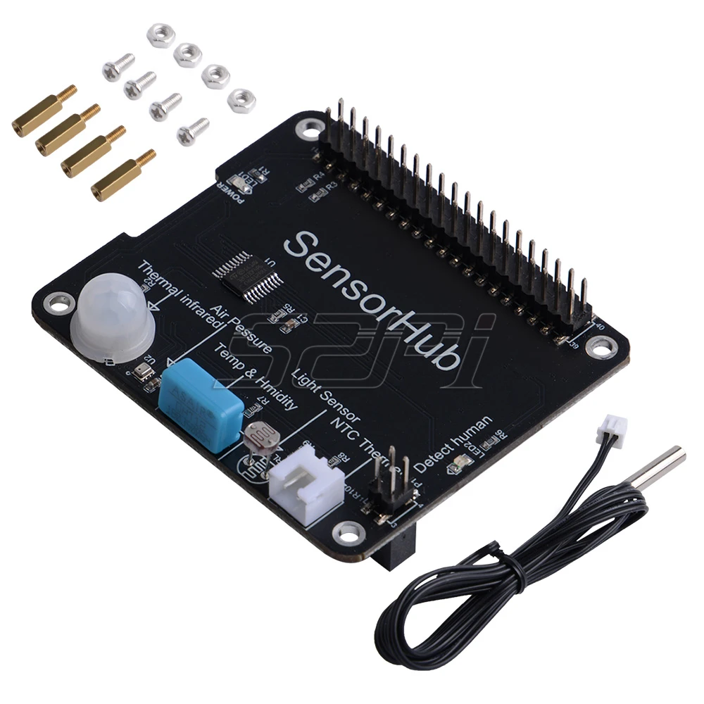 52Pi DockerPi датчик концентратора макетная плата один из Docker Pi серии модуль для Raspberry Pi 4 B для Raspberry Pi все модели
