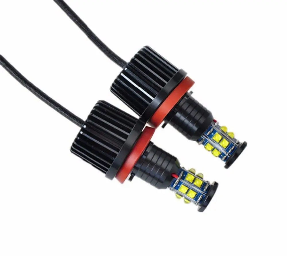 H8 Ангельские глазки светодиодный фары лампы Белый гало кольца CREE чипы 120 Вт