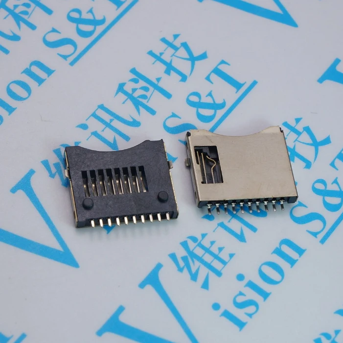 10 шт./лот MICRO SD TF колода маленький держатель sd-карты сварочный разъем |