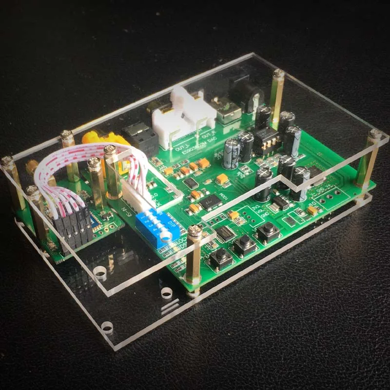 ES9038Q2M APTX-HD Bluetooth 5,0 Модуль DAC ies SPIDF CSR8675 декодер плата в чехол с антенной T0250
