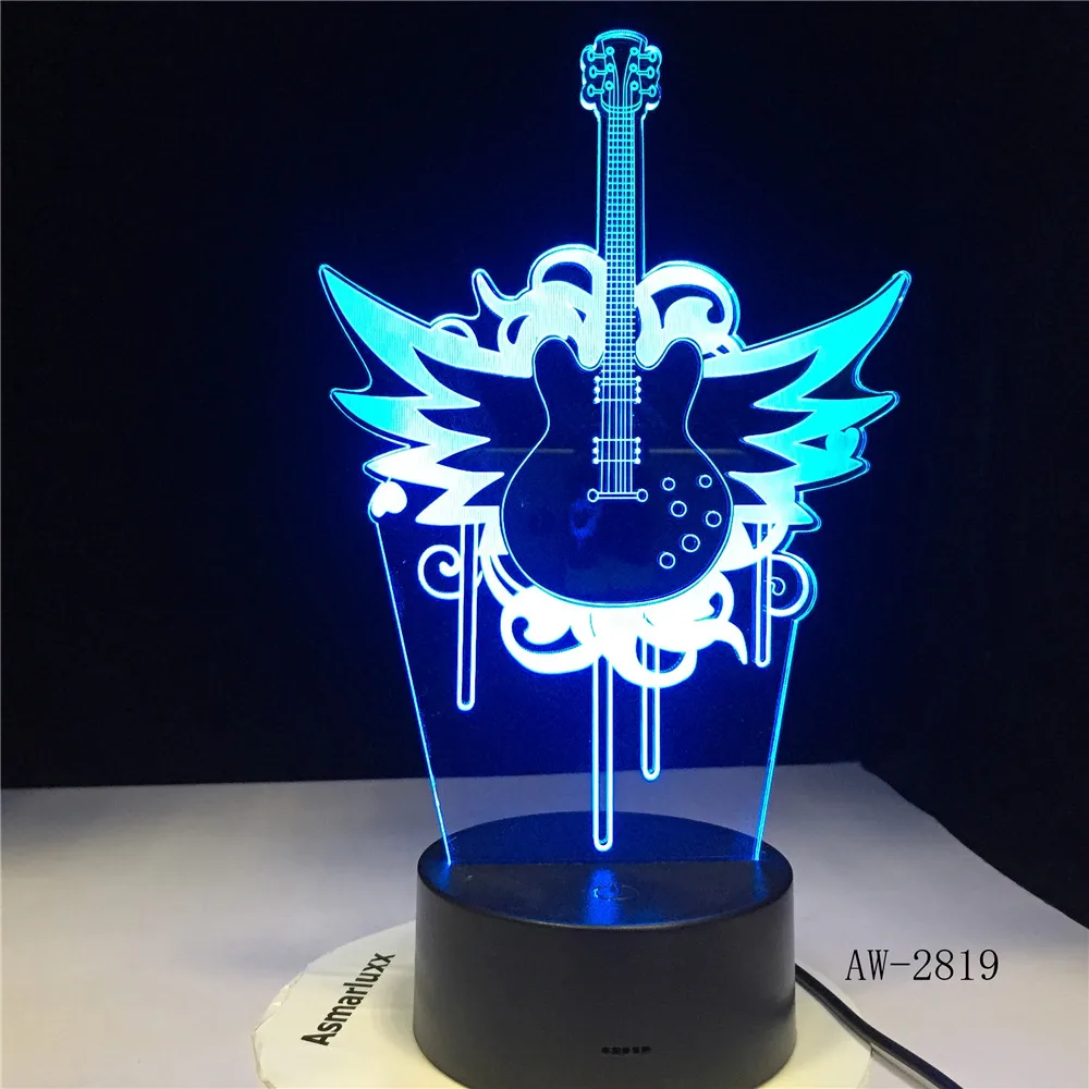 3D-2819 музыкальная крутая гитара бас 3D фотообои для музыкантов украшение дома