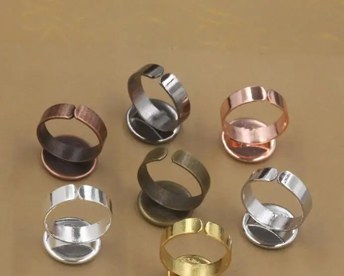 

blank ring for sublimation Adjustable women rings jewelry for heat tranfer printing consumable blank diy consumables 07820