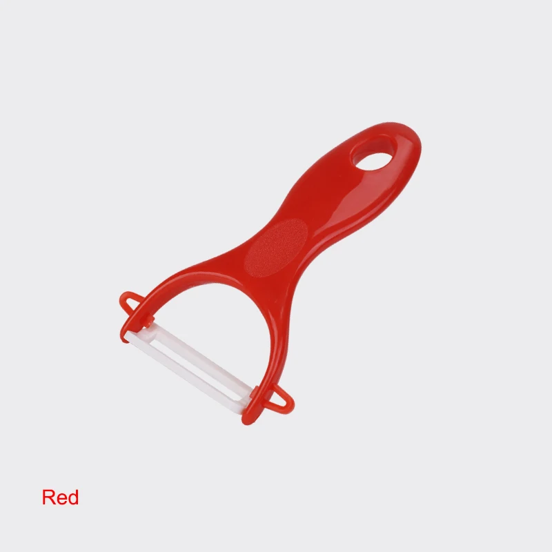 Red Овощной фруктовый картофель овощечистка резак бытовой керамический гаджет пилинг портативный домашний кухонный инструмент Аксессуары - Цвет: Red