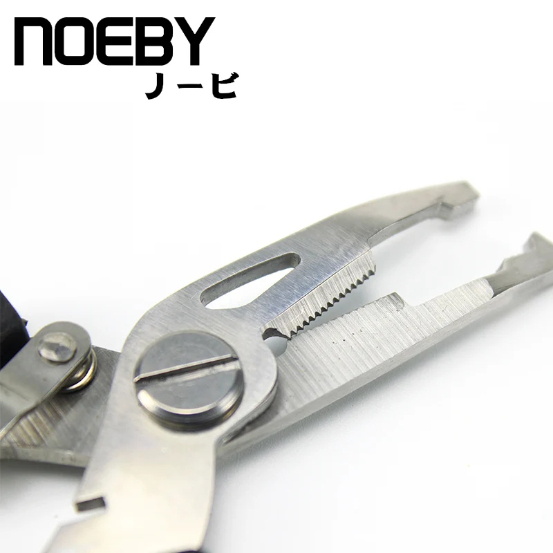 NOEBY Multifunctional Stainless Steel Lure Pliers Scissors Fishing Line Cutter Hook Remover Fish Gripper tackle | Спорт и