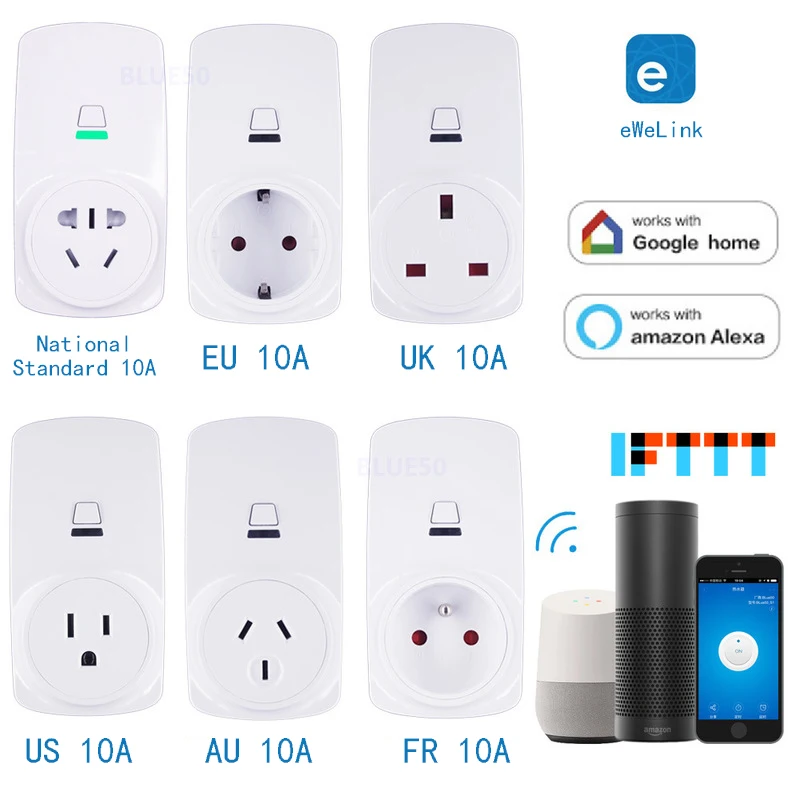 Интеллектуальная Розетка WiFi беспроводной пульт дистанционного управления