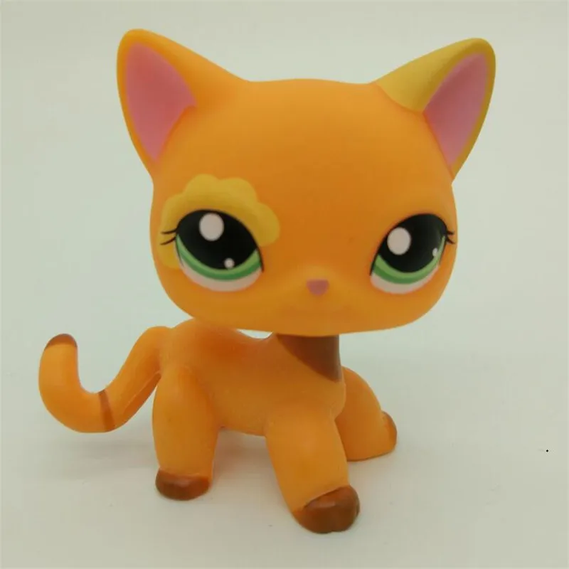 Новейшие Pet shop блеск глаз Оранжевый Короткие волосы kitty Коллекция классических