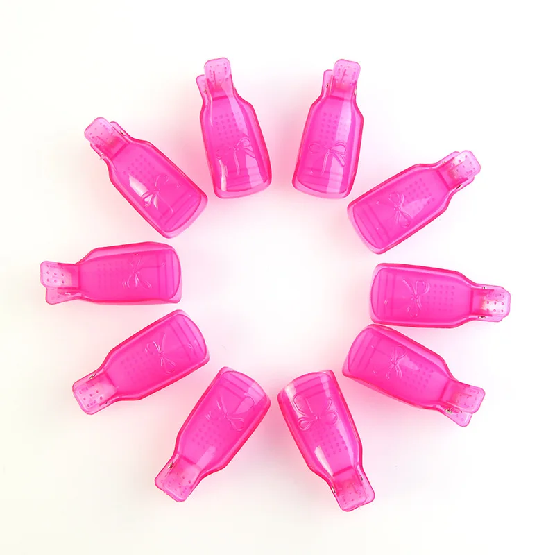 10 шт. ногтей Книги по искусству инструменты Пластик гель польский Soak Off для