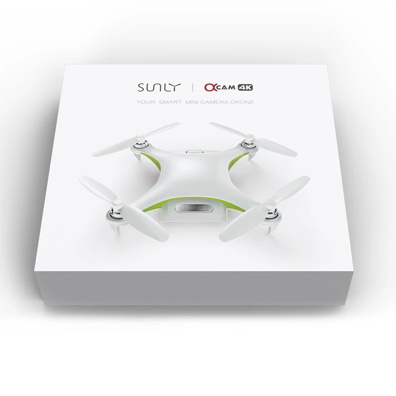 Alpha CAM Mini Smart WiFi FPV Дрон белый БПЛА с 4K HD камерой GPS беспилотные летательные аппараты