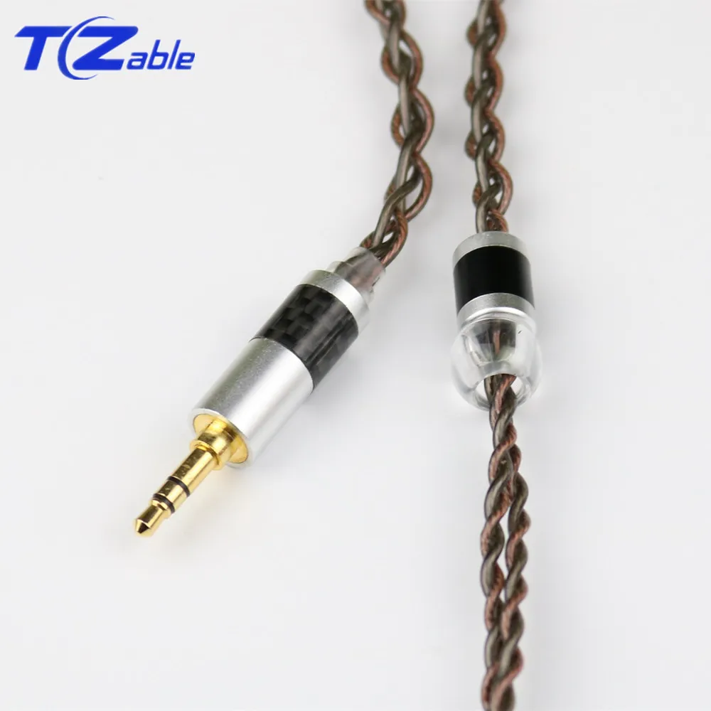 0 78 Pin DIY гарнитура Кабель для IM A2DC MMCX ie80 Hifi наушники обновленный кабель один