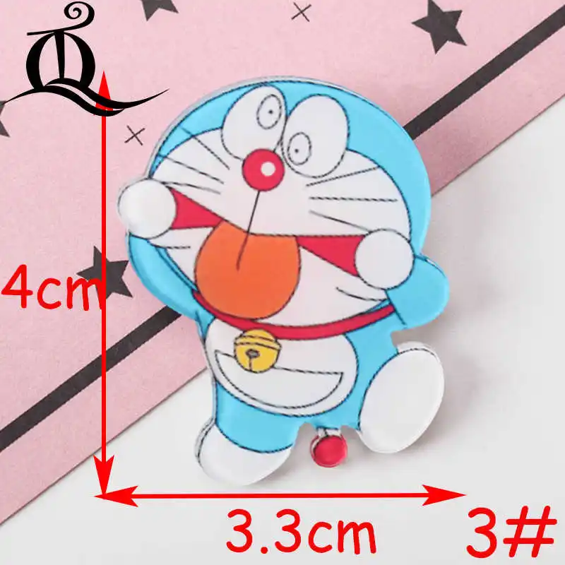 1 шт. микс Doraemon мультфильм одна штука значки на булавке Kawaii значок bacgets на рюкзак значки на одежду акриловые значки Z49 - Цвет: NO3