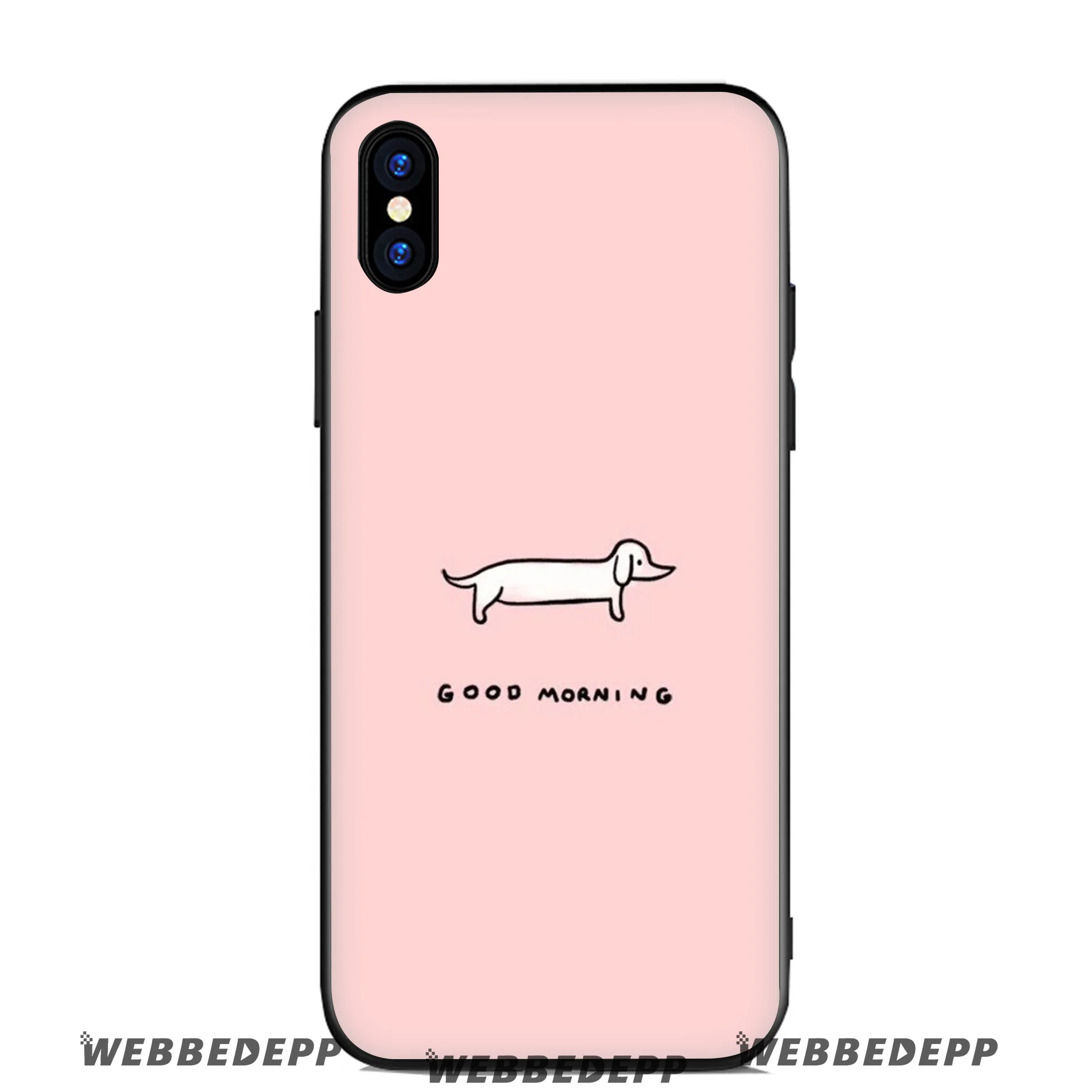 WEBBEDEPP такса собака добермана Мягкий силиконовый чехол для Apple iPhone 11 Pro Xr Xs Max X или 10