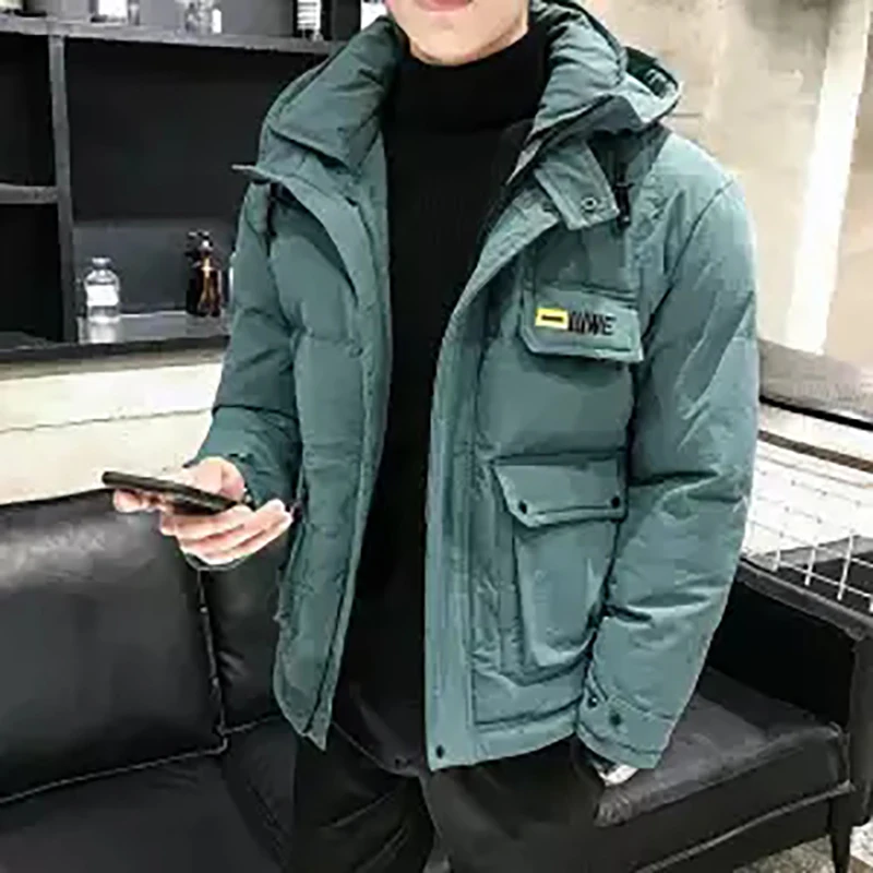 Лидер продаж парка мужские зимние куртки из хлопка Chaquetas Hombre парки повседневная