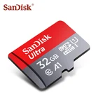 Micro SD карта памяти SanDisk, класс 10, 128 ГБ, 32 ГБ, 64 ГБ, 32 ГБ, 16 ГБ