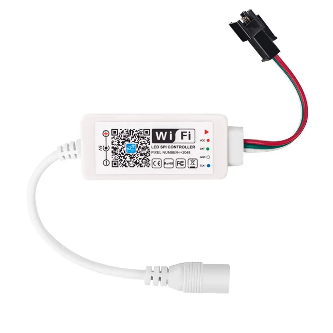 DC5-28V Мини Wi-Fi WS2812B RGB RGBW светодиодный регулятор линейного светильника Amazon Alexa Google телефон IOS/Android APP Bluetooth, Wi-Fi Управление