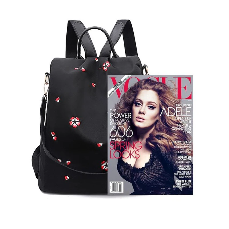 2018 Новое поступление рюкзак для отдыха Оксфорд женский с вышивкой