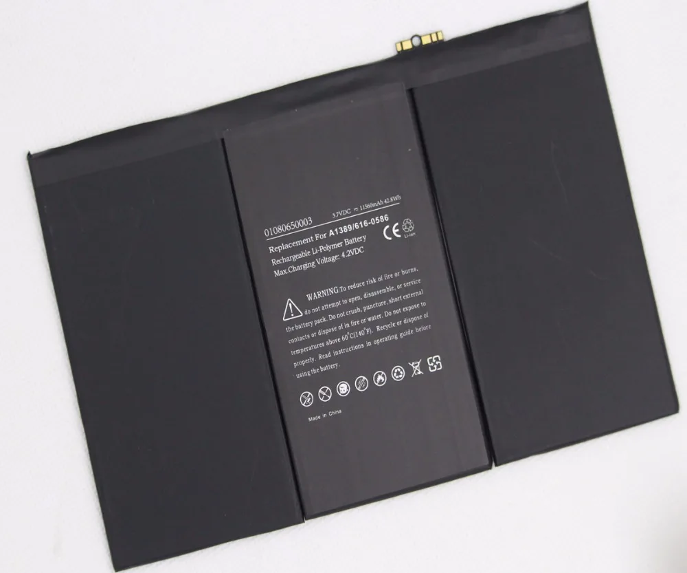 5 шт./лот планшет внутренняя Замена батареи A1389 для Apple Ipad 3/4 rd 11560mah литиевая