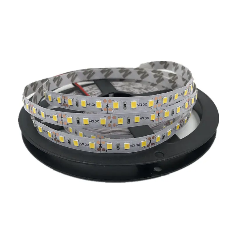 Гибкий Светодиодные ленты светильник 5 м 2835 SMD DC 12V 60/120/180/240 светодиодный s/M светодиодный ленточный светильник ярче, чем SMD 3528 Светодиодный лента шнура светильник