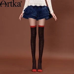Artka женская ретро зимняя одежда удобные облегающие высококачественные элегантные шерстяные чулки ( 4 цвета )  PM17032Q