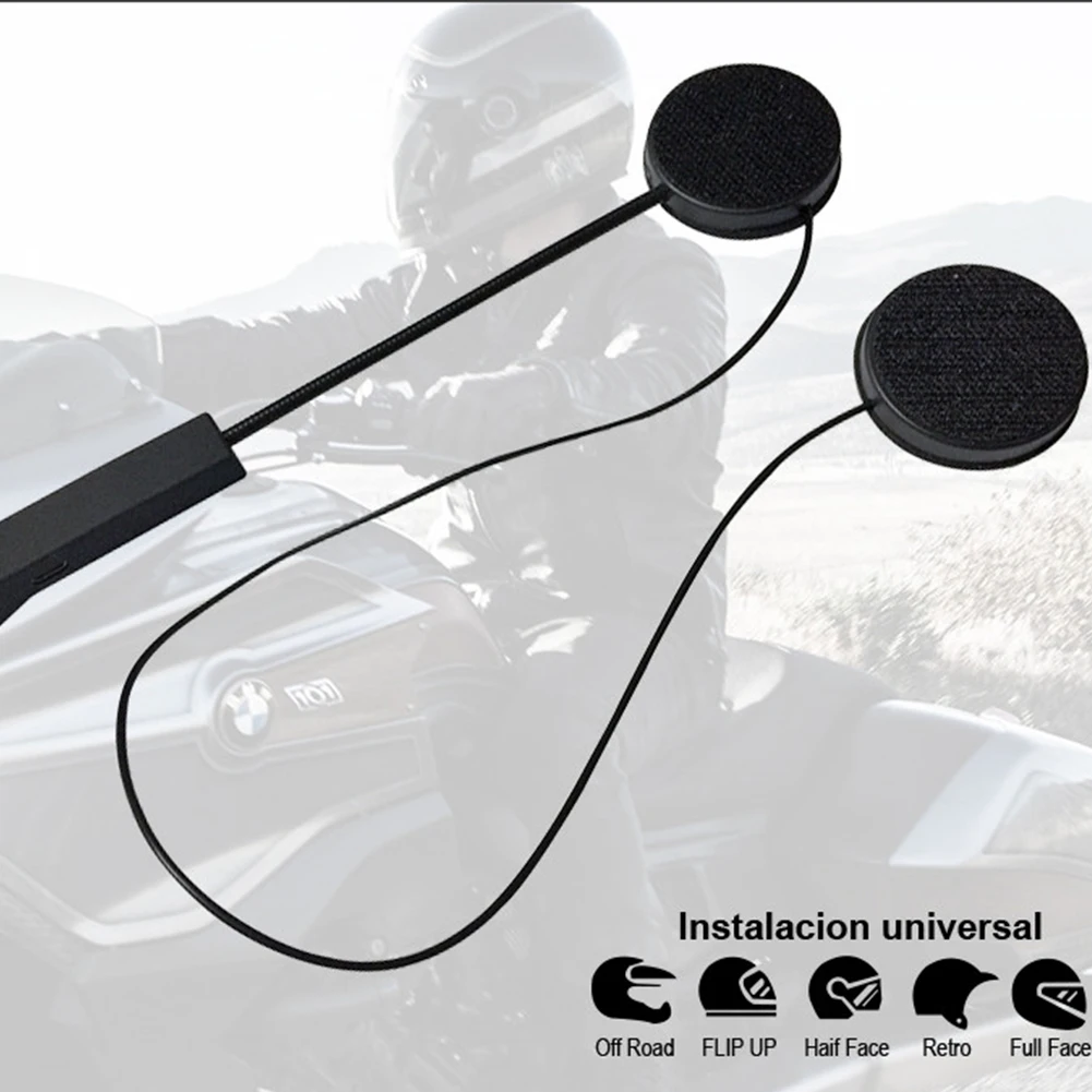 Беспроводные колонки Stero Sound для мотоциклетного шлема Hands Free Длинные Bluetooth