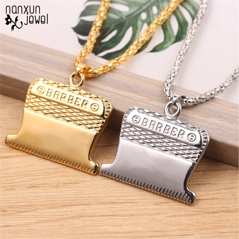 Мужское ожерелье Парикмахерская Бритва Кулон бритва &amp высокое качество кулон