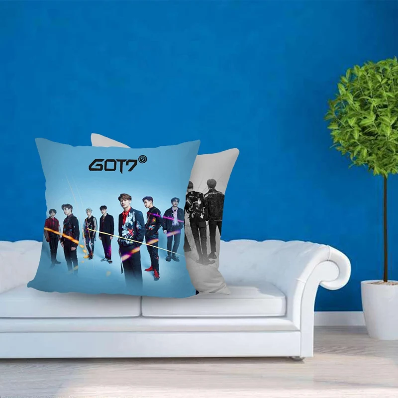 Новинка популярный чехол для подушки Kpop GOT7 Жесткий Чехол переноски подарки JB Jr