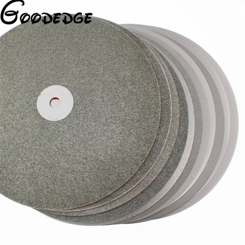 12&quot inch Grit 60-2000 Electroplated Diamond Grinding Disc Wheel Coated Flat Lap Disk Lapidary Tools for Gemstone Jewelry Glass |