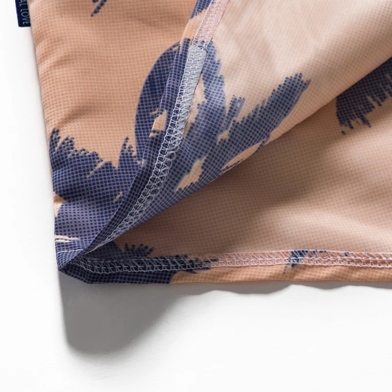 Гавайская рубашка мужская с коротким рукавом модная дышащая быстросохнущая