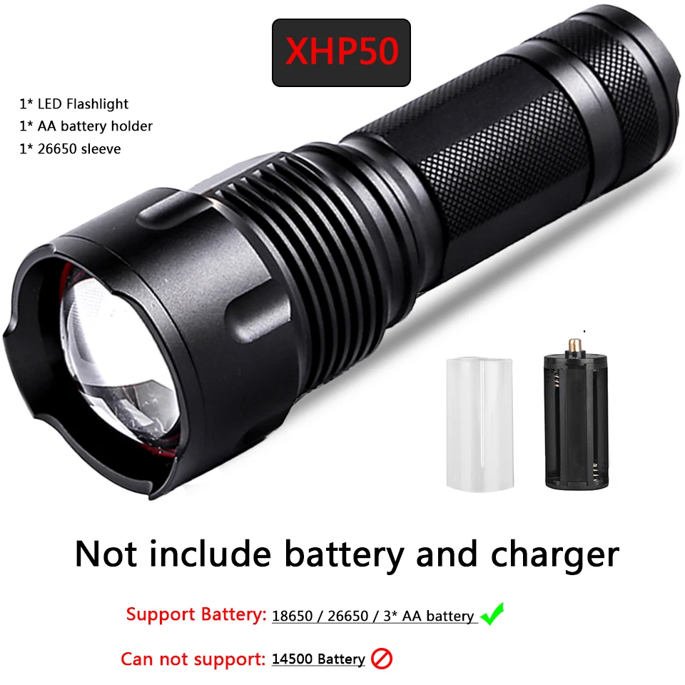 Package C 3200LM светодиодный вспышка светильник фонарь Cree XHP70 XHP50 U3 T6 Водонепроницаемый Масштабируемые Мощность 26650 18650 14500 АА перезаряжаемая батарея светильник - Испускаемый цвет: Package C