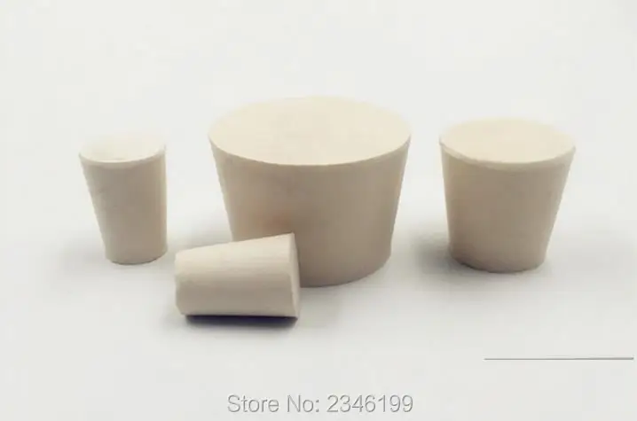 Термостойкая стеклянная пробирка с силиконовой резиновой заглушкой 50 шт. 15*100 мм