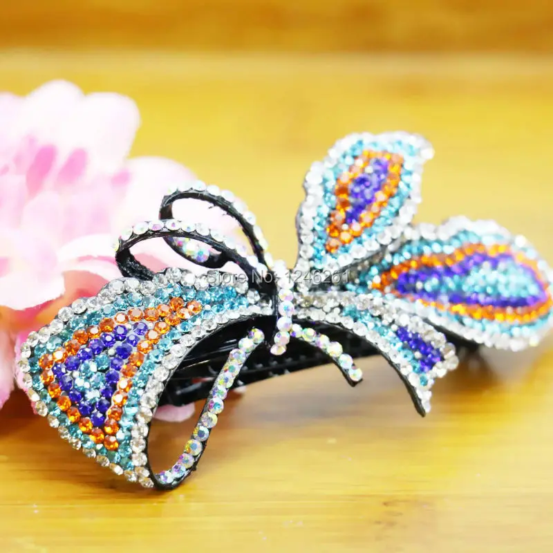 43*90mm Hair Accessory Clip Wedding Headdress Bridal Head Bands Headband Inlaid Rhinestone Clamps Jewelry Making | Украшения и