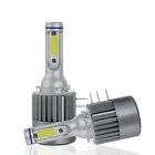 Светодиодные лампы Muxall H15, автомобисветильник ходосветильник светильник ни для Ford Kuga Golf 7, Mazda CX 5, Audi BMW 6000K, 72 Вт, 8000 лм, 2 шт.