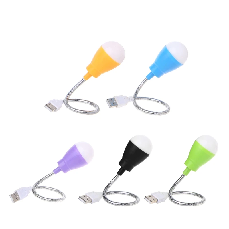 Новый портативный мини USB СВЕТОДИОДНЫЙ светильник 360 градусов Гибкая лампа для