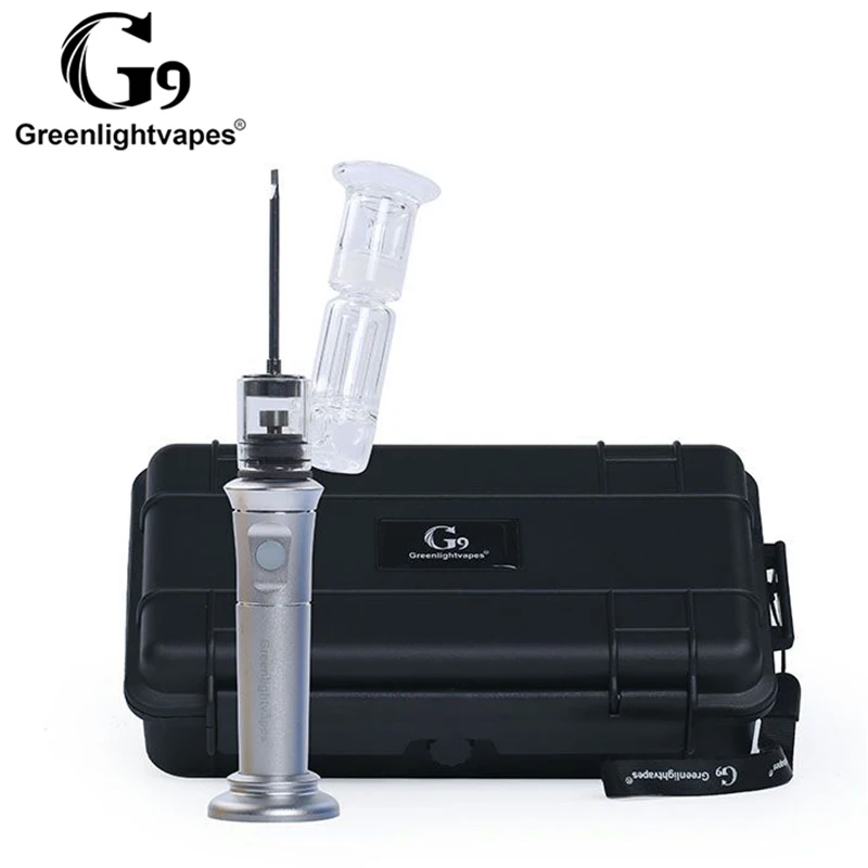 Greenlightvapes G9 enail инновационные пользовательские стекло dab установка воды трещина трубы электрическая курительная трубка henail стекло трубка курительная 0C