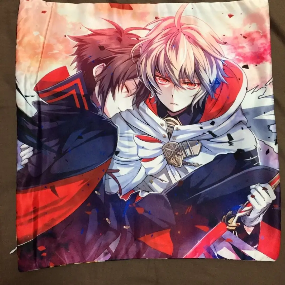 Seraph of the End аниме двухсторонняя подушка чехол s обнимающая Подушка Чехол Otaku