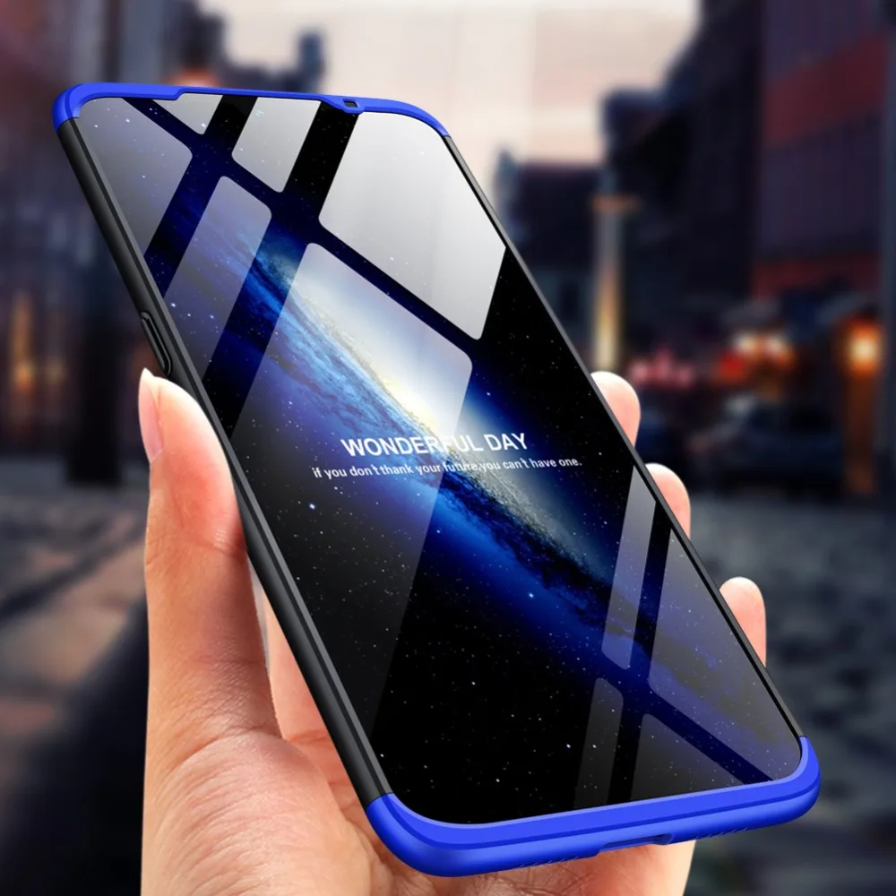 

For Xiaomi Mi 9 Mi9 Case 360 Degree Full Body Cover Case For Xiaomi 9 Shockproof Case + Tempered Glass Film for Xiaomi Mi 9 Case
