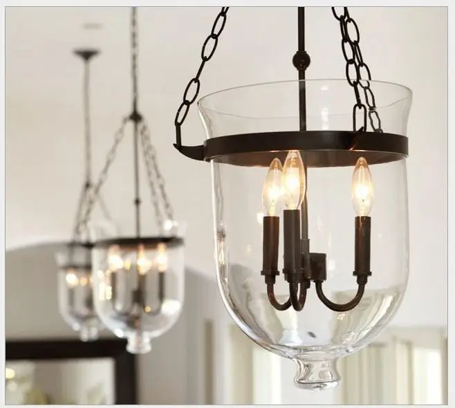 Креативный стеклянный подвесной светильник s в виде свечи потолочный стеклянные