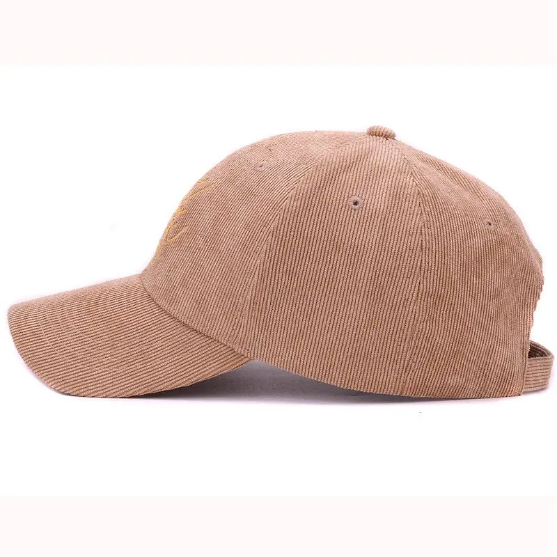 Бейсболка HATLANDER из вельветовой ткани маленькая Кепка с вышивкой поп-шляпа для