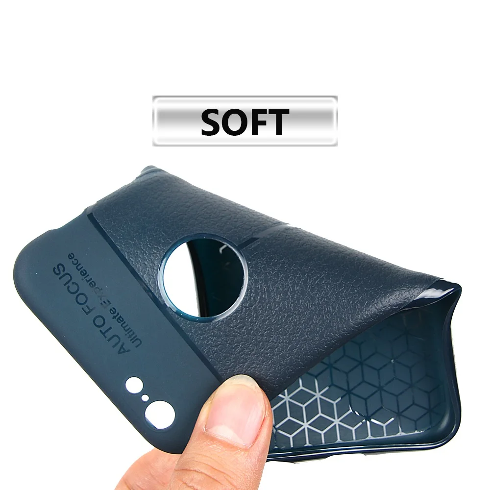 Fcouqe For iPhone 6 6s Phone Case Brushed Genuine Leather Soft TPU Cover Back iPhone6S phone i6s |
