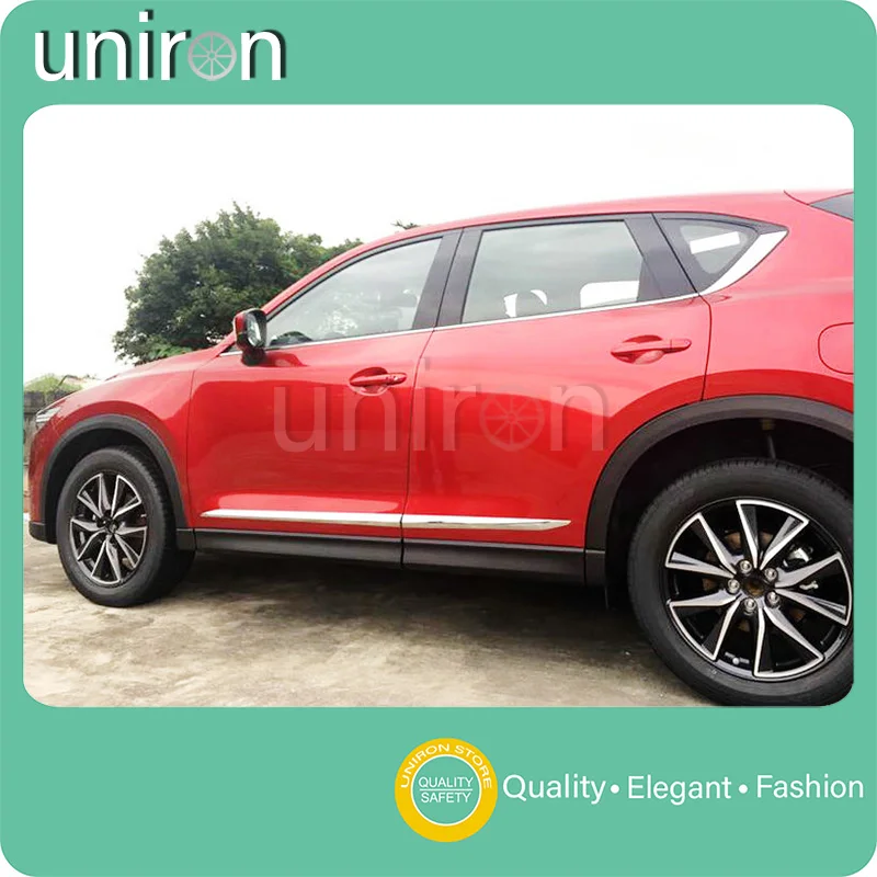 Uniron для CX5 Mazda CX 5 2017 2018 двери кузова боковой молдинг Накладка наклейка в виде