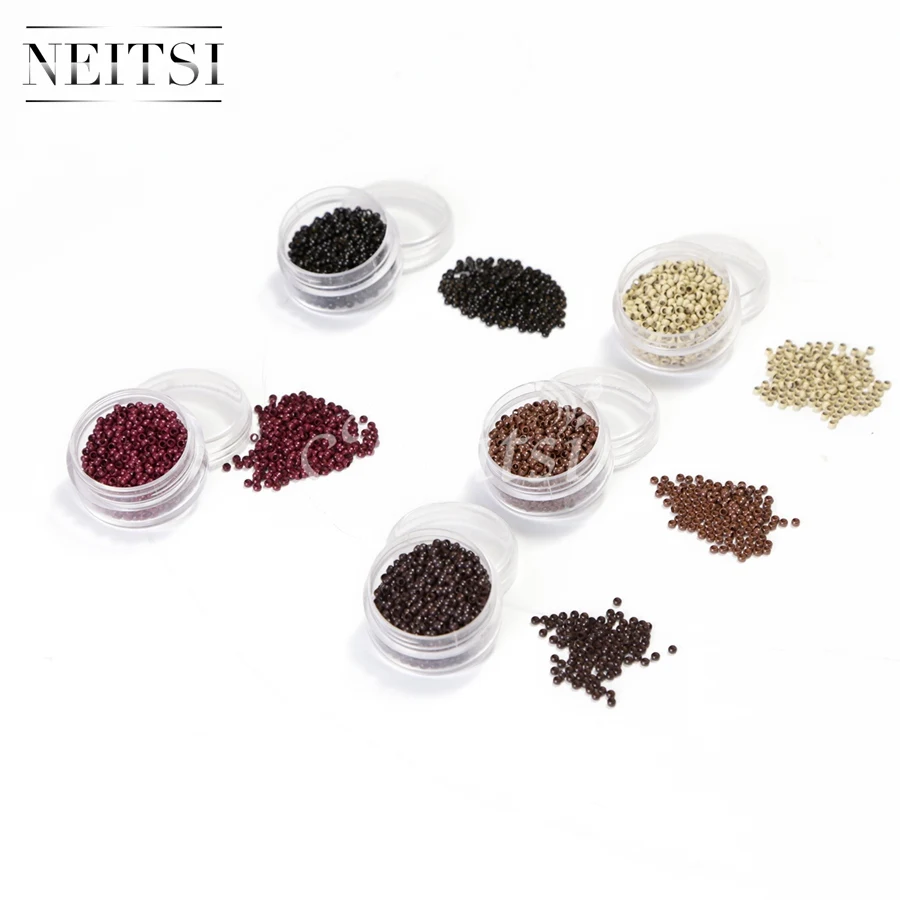 Neitsi 500 шт. нано кольца с вытягивающими плоскогубцами игла петля для нити