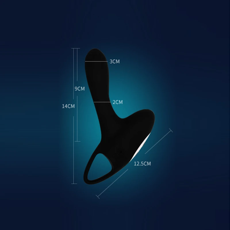 Зарядка через USB умная Анальная пробка с подогревом вибратор Электрический