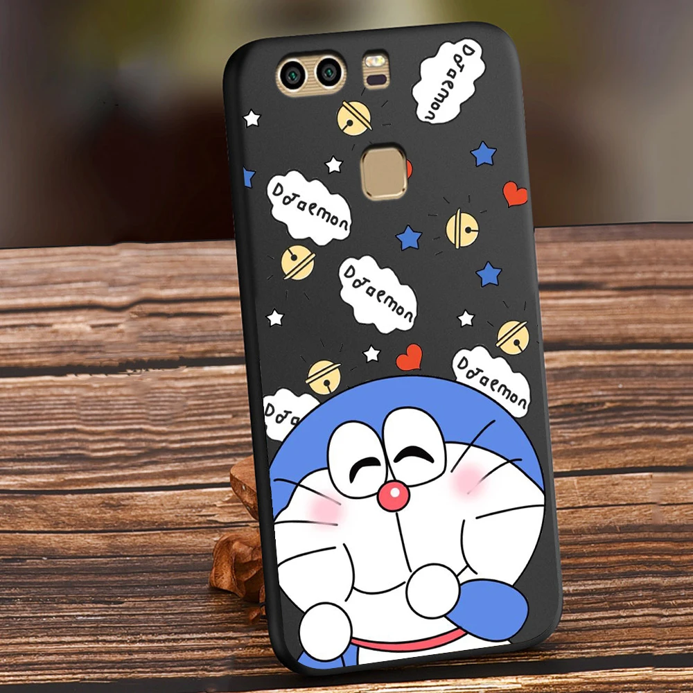 Симпатичные Модные пончики мороженое пиццы Doraemon ТПУ Телефон чехол для Huawei p8 p9 p10