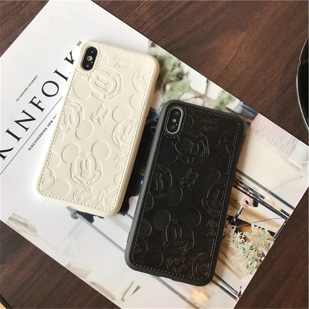 Персонажа из мультфильма милый Микки и Минни Маус Мышь высоким качеством Кожа