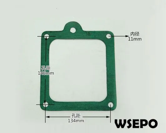 Качество OEM! Нижняя прокладка резервуара для воды 4-тактного одноцилиндрового