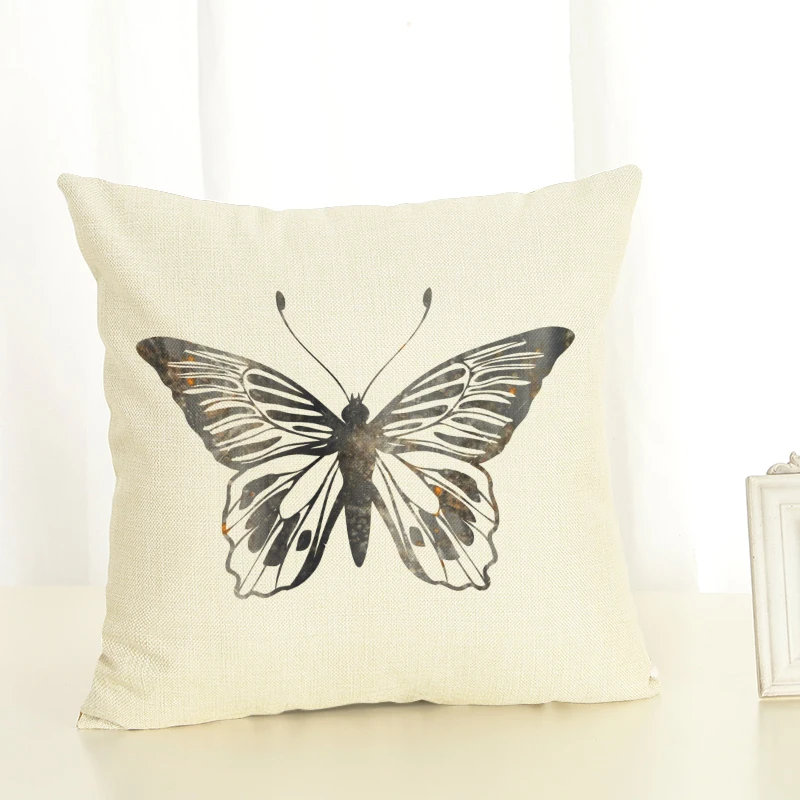 Новые акварельные серии бабочек для украшения дома диванные подушки комплекты