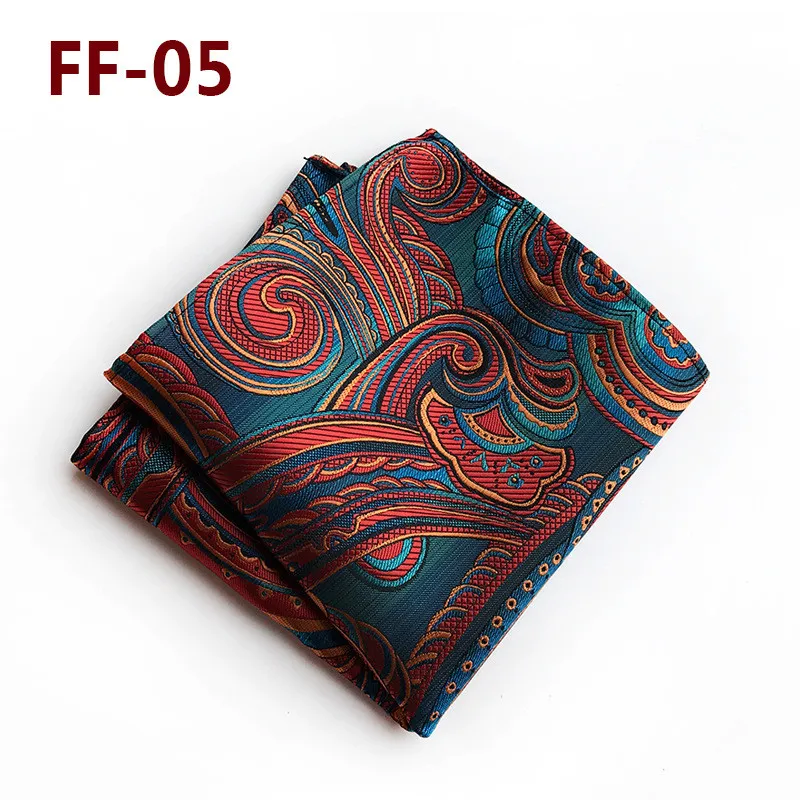 Новый Новинка Пейсли Цветочный принт Для мужчин s Бизнес Платки для Silk Pocket Square
