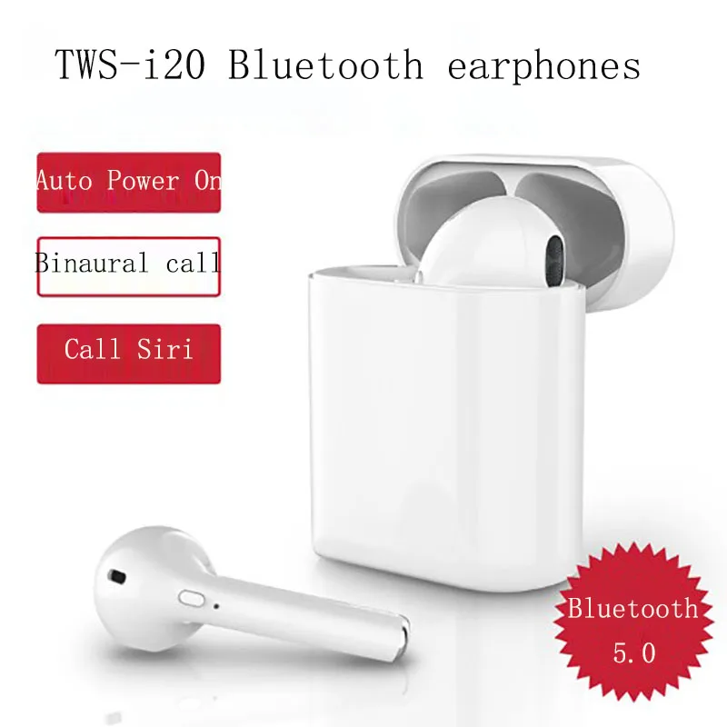 

TWS i20 наушники-вкладыши с шумоподавлением, Bluetooth 5,0