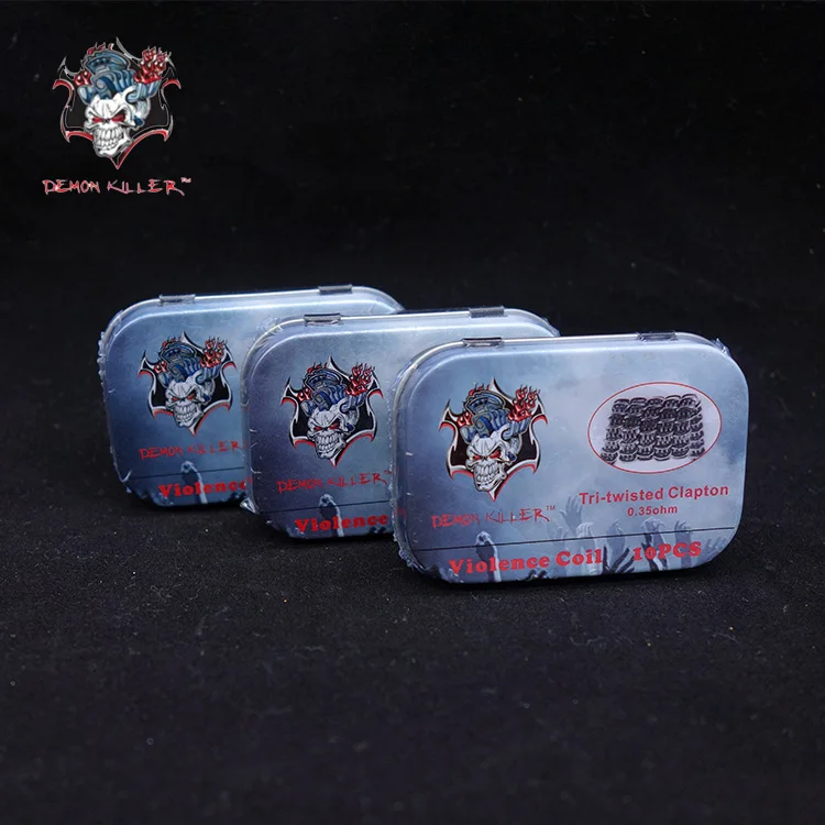 Аксессуары для электронной сигареты Demon Killer SS316 Alien V2 готовые катушки A1 в рамке