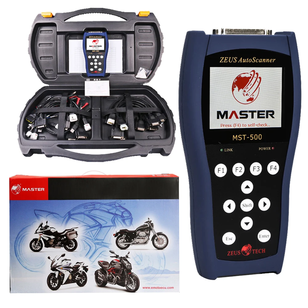 MST 500 ручной мотоцикл диагностический сканер инструмент OBD код ридер для